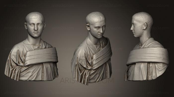 Busts and heads antique and historical (BUSTA_0502) 3D model for CNC machine
